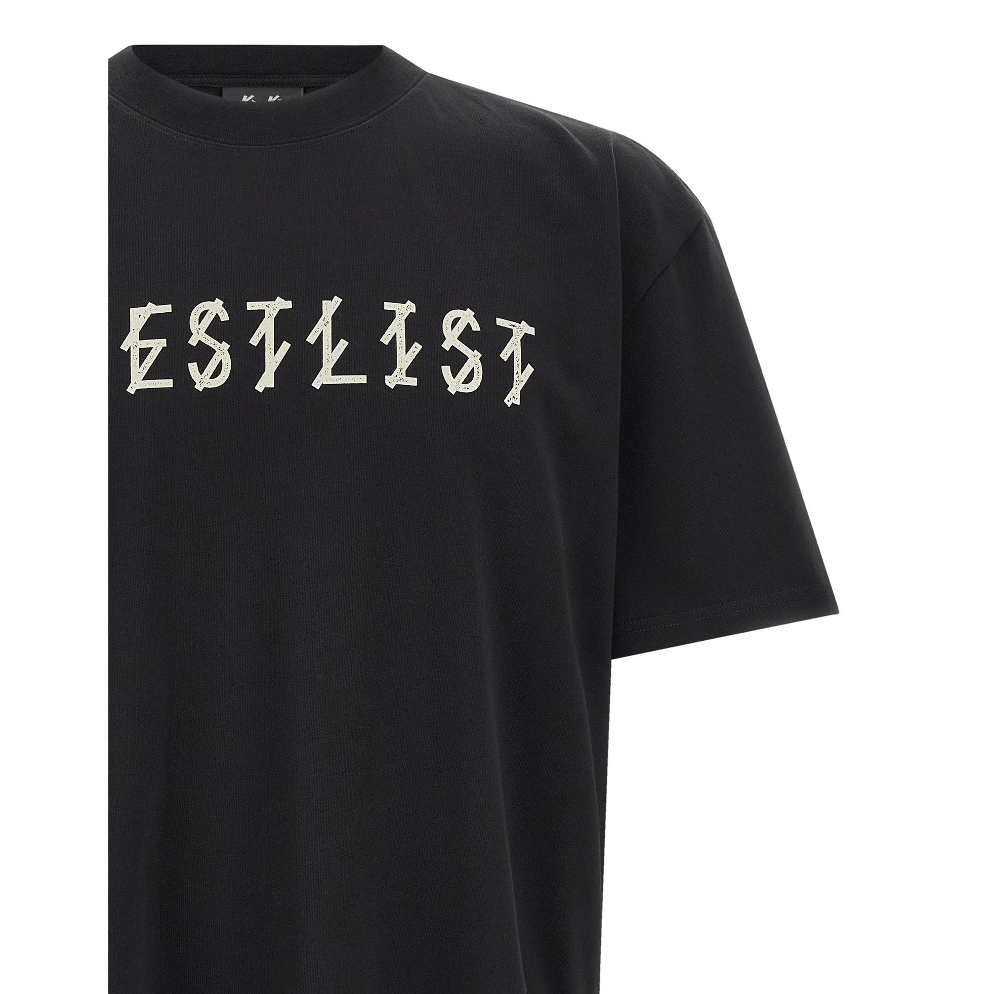 44 Label Group Black Cotton T-Shirt