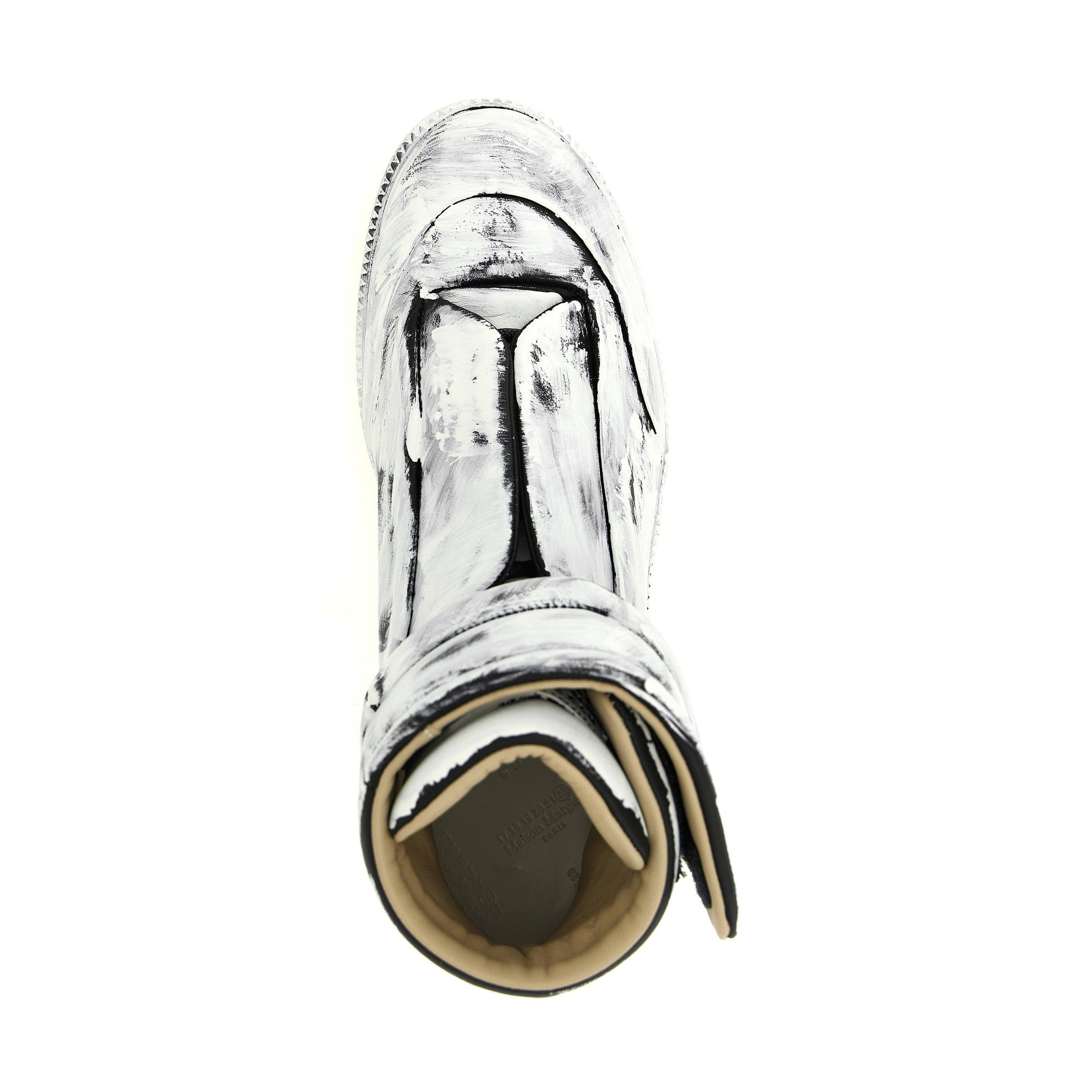 Bicolor Calfskin Athletic Sneakers