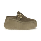 Chloé Bicolor Calf Leather Bos Taurus Mules