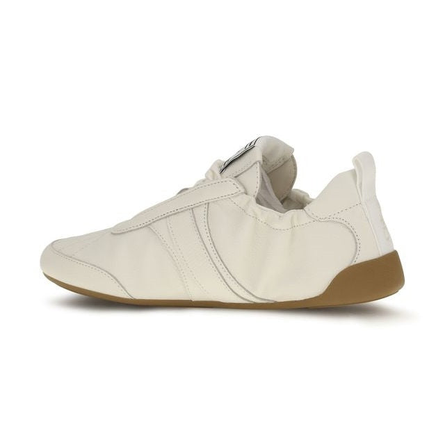Chloé Beige Fabric Athletic Sneakers