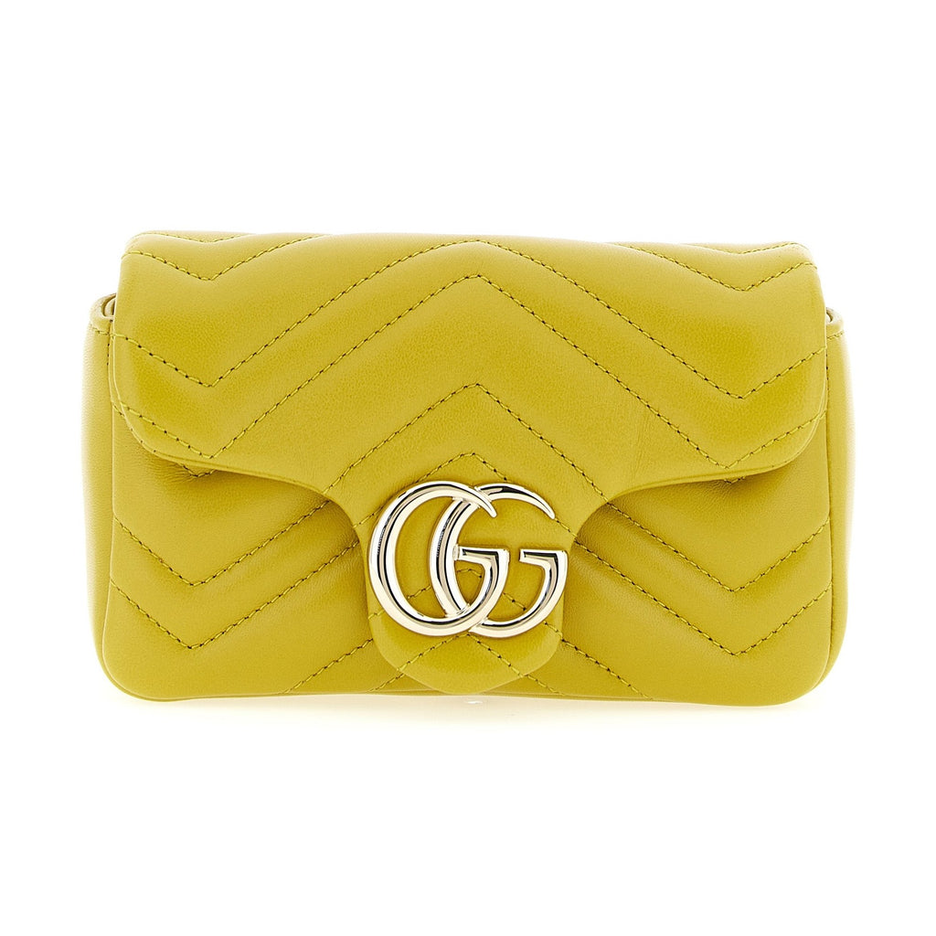 Gucci Bicolor Lamb Leather Shoulder Bag