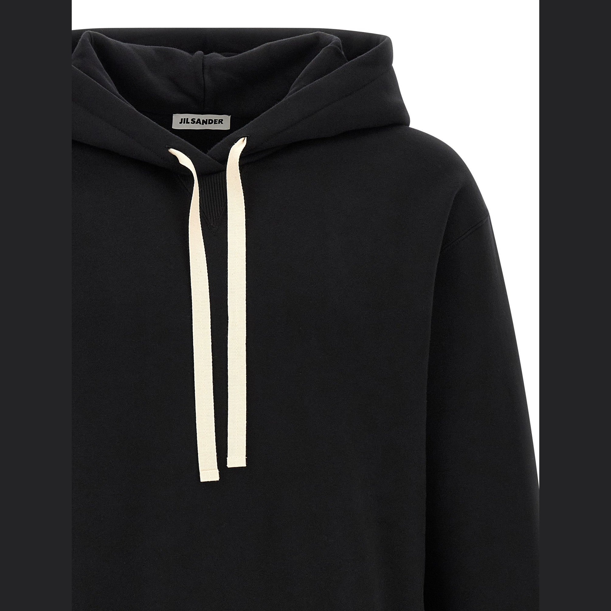 Jil Sander Black Cotton Sweatshirt
