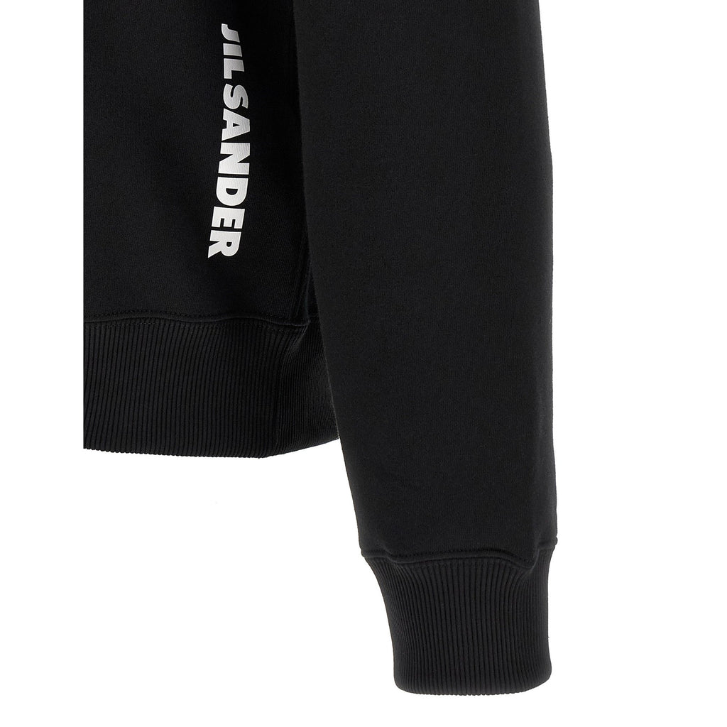 Jil Sander Black Cotton Sweatshirt