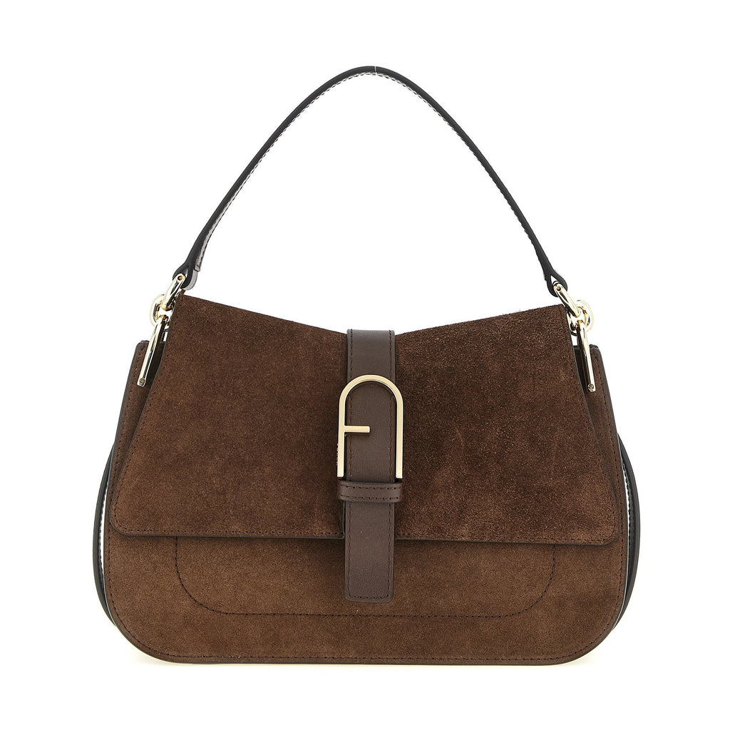 Furla Brown Calfskin Handbag