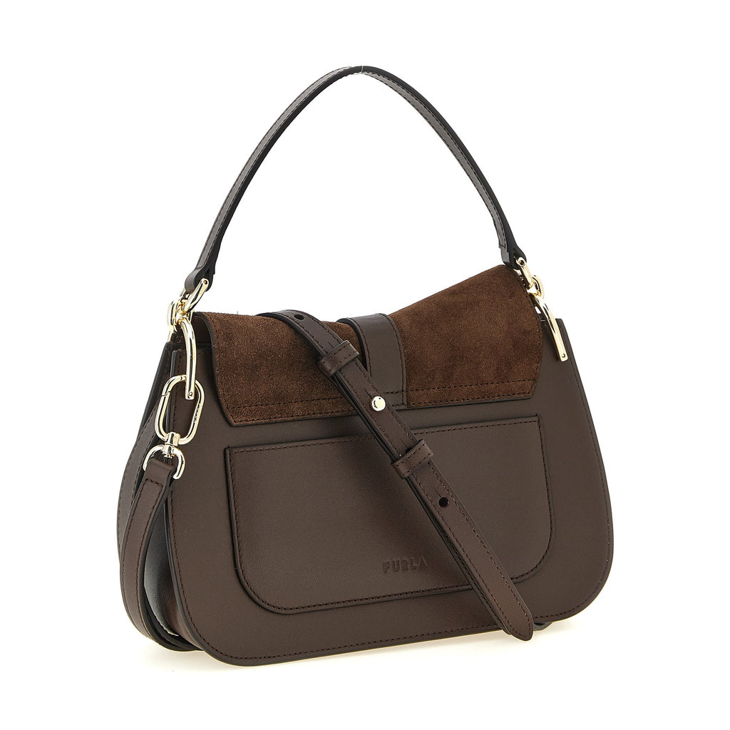 Furla Brown Calfskin Handbag