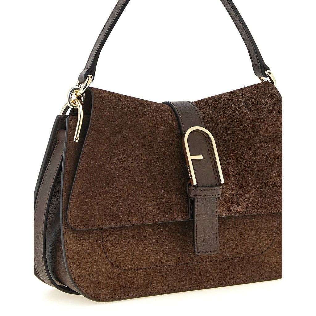 Furla Brown Calfskin Handbag