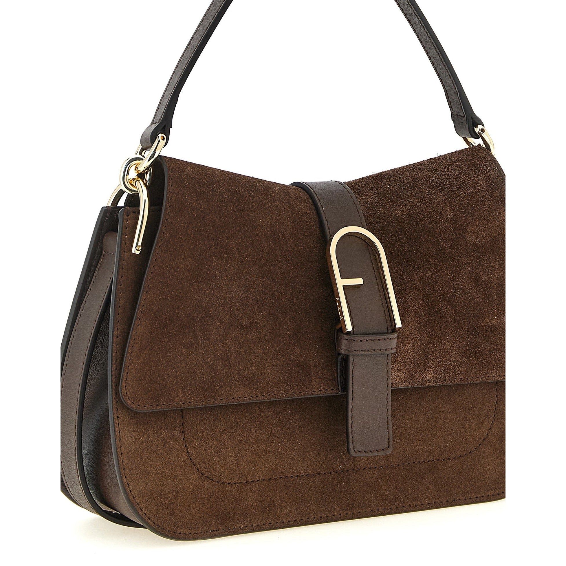 Furla Brown Calfskin Handbag