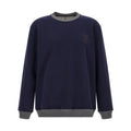 Brunello Cucinelli Blue Cotton Sweatshirt