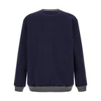 Brunello Cucinelli Blue Cotton Sweatshirt