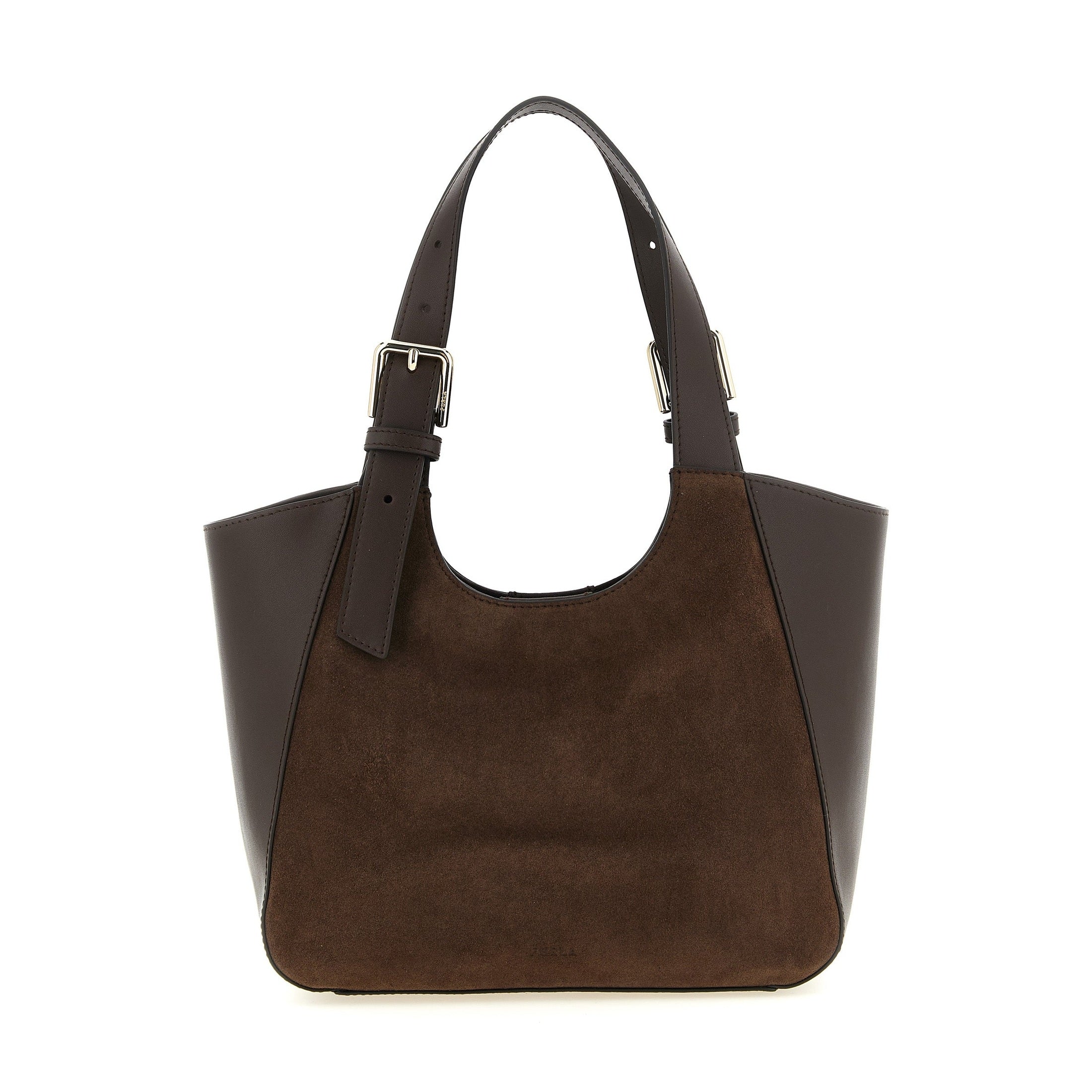 Furla Brown Calfskin Handbag