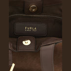 Furla Brown Calfskin Handbag
