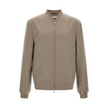 Brunello Cucinelli Gray Cashmere Bomber