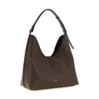 Furla Brown Calfskin Shoulder Bag