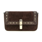 Furla Brown Calfskin Crossbody Bag