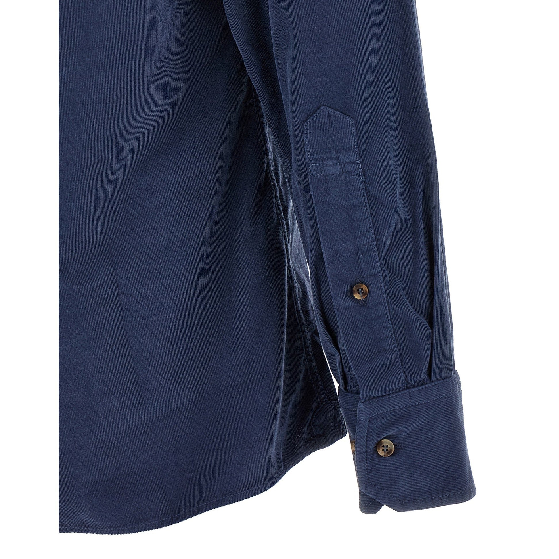 Brunello Cucinelli Blue Cotton Blouse