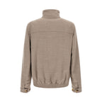 Brunello Cucinelli Beige Virgin Wool Bomber