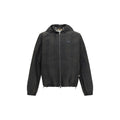 Brown Cotton Shell Jacket