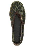 Ganni Brown Nylon Ballet Flats