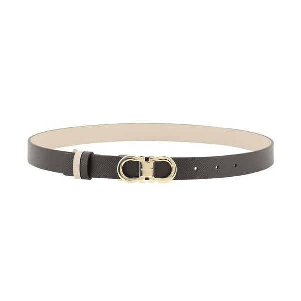Ferragamo Brown Calf Leather Bos Taurus Regular Belt