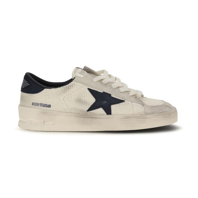 Golden Goose Beige Calf Leather Bos Taurus Athletic Sneakers