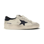 Golden Goose Beige Calf Leather Bos Taurus Athletic Sneakers