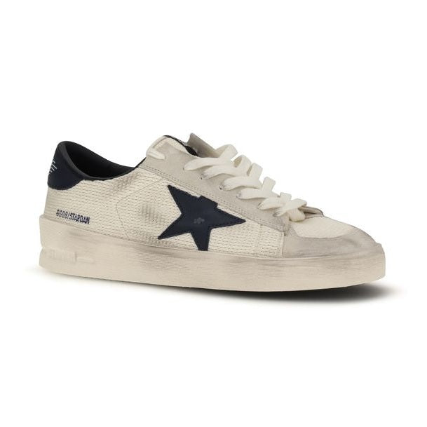 Golden Goose Beige Calf Leather Bos Taurus Athletic Sneakers