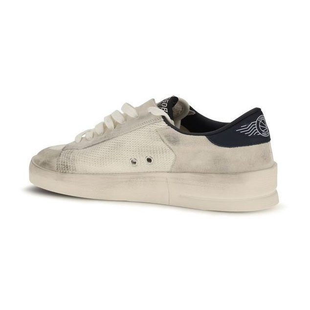 Golden Goose Beige Calf Leather Bos Taurus Athletic Sneakers