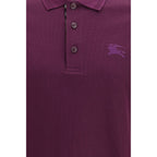 Burberry Purple Cotton Polo Shirt