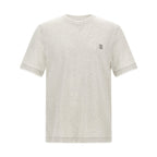 Brunello Cucinelli Gray Cotton T-Shirt