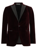 Pal Zileri Bordeaux Cotton Blazer
