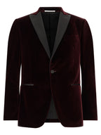 Pal Zileri Bordeaux Cotton Blazer