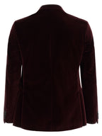 Pal Zileri Bordeaux Cotton Blazer
