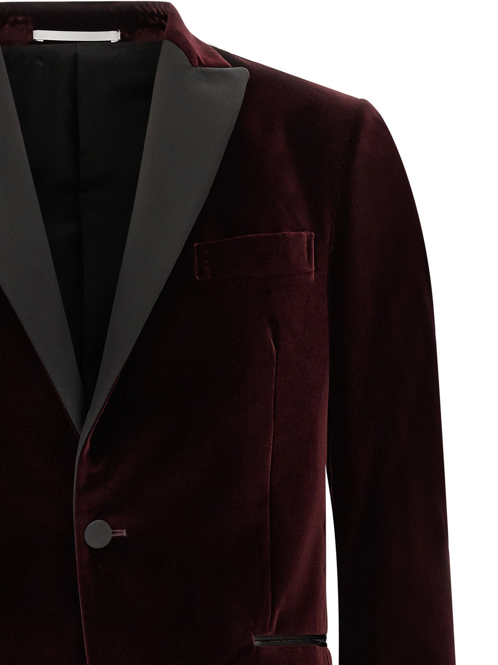 Pal Zileri Bordeaux Cotton Blazer