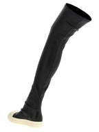 Rick Owens Black Lamb Leather Over The Knee
