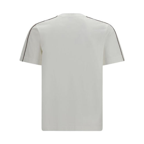 Burberry White Cotton T-Shirt