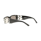 Balenciaga Black Acetate Sunglasses