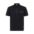 Gray Cotton Polo Shirt