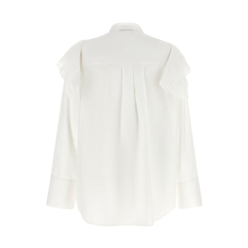 Alberta Ferretti White Cotton Blouse