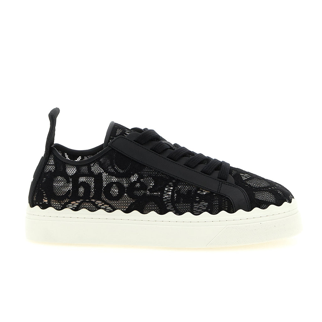 Chloé Black Polyamide Low Top Sneakers