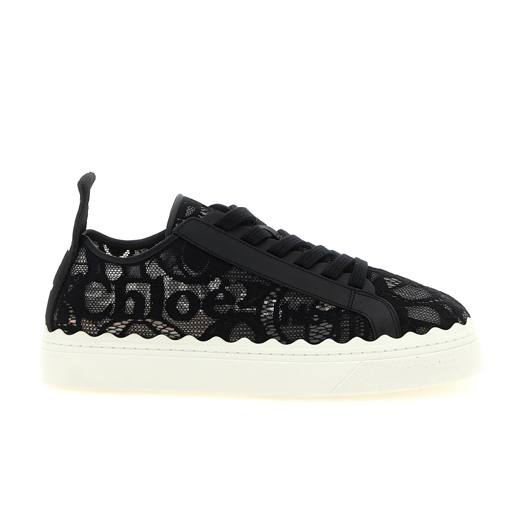Chloé Black Polyamide Low Top Sneakers