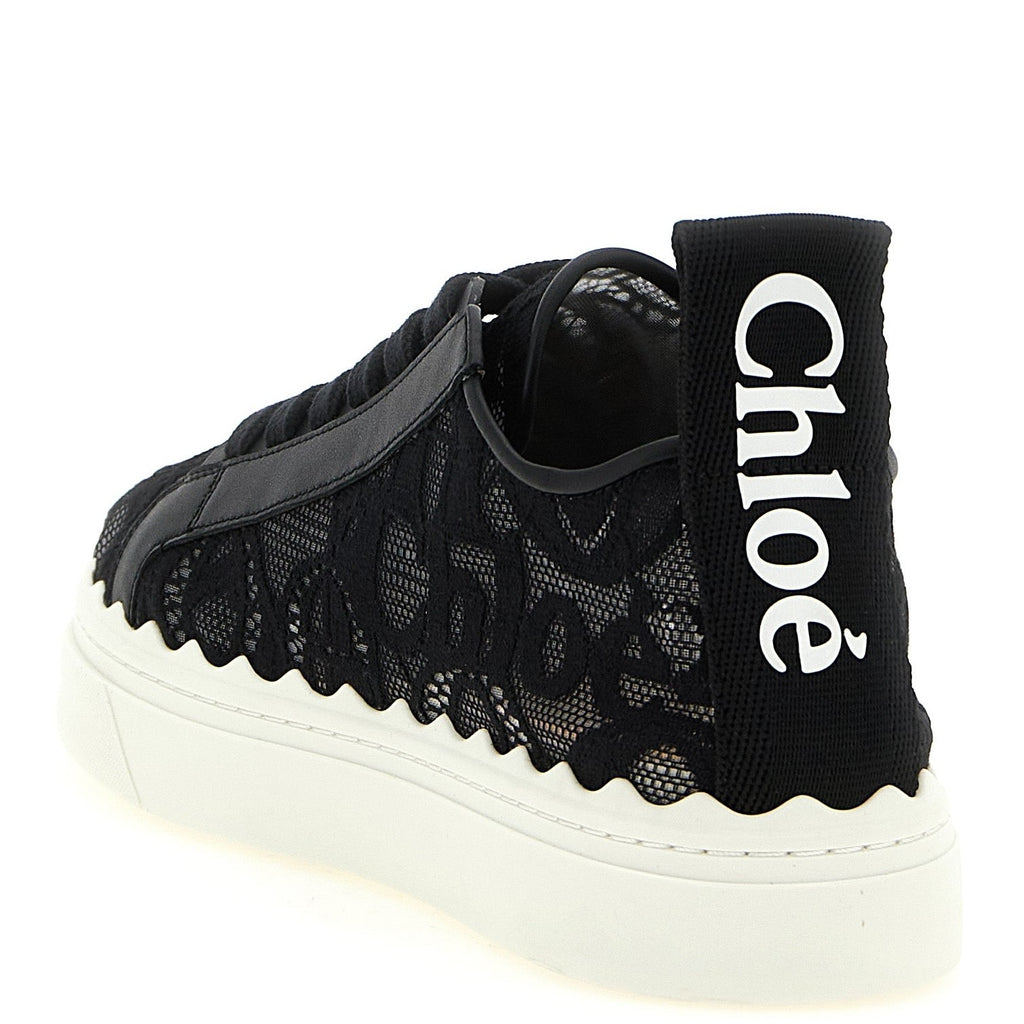 Chloé Black Polyamide Low Top Sneakers