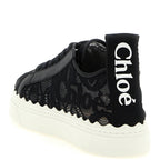 Chloé Black Polyamide Low Top Sneakers