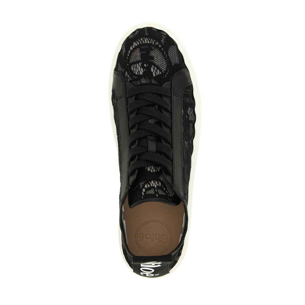 Chloé Black Polyamide Low Top Sneakers