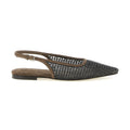 Brunello Cucinelli Brown Calfskin Ballet Flats