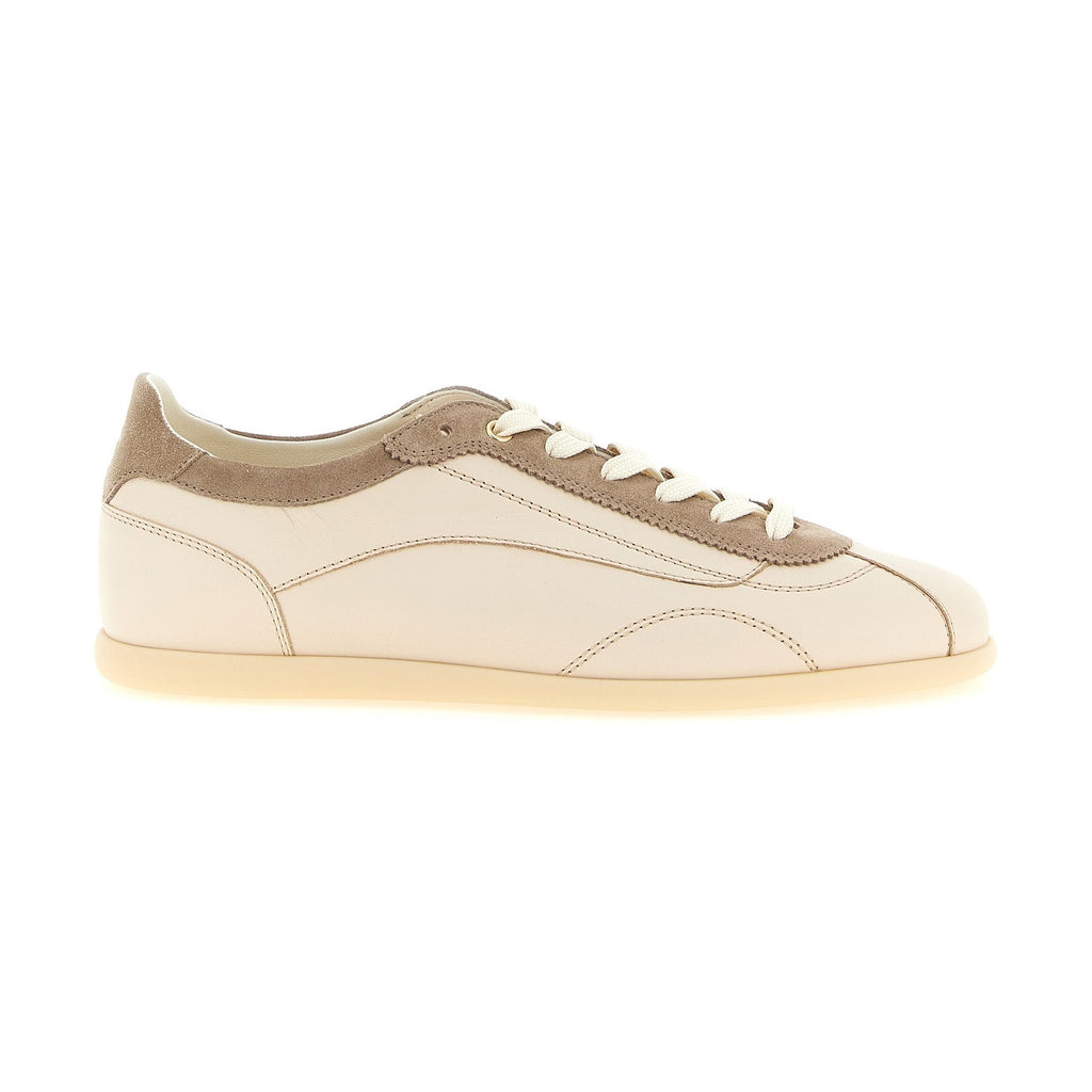 Brunello Cucinelli Beige Calfskin Low Top Sneakers
