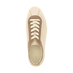 Brunello Cucinelli Beige Calfskin Low Top Sneakers