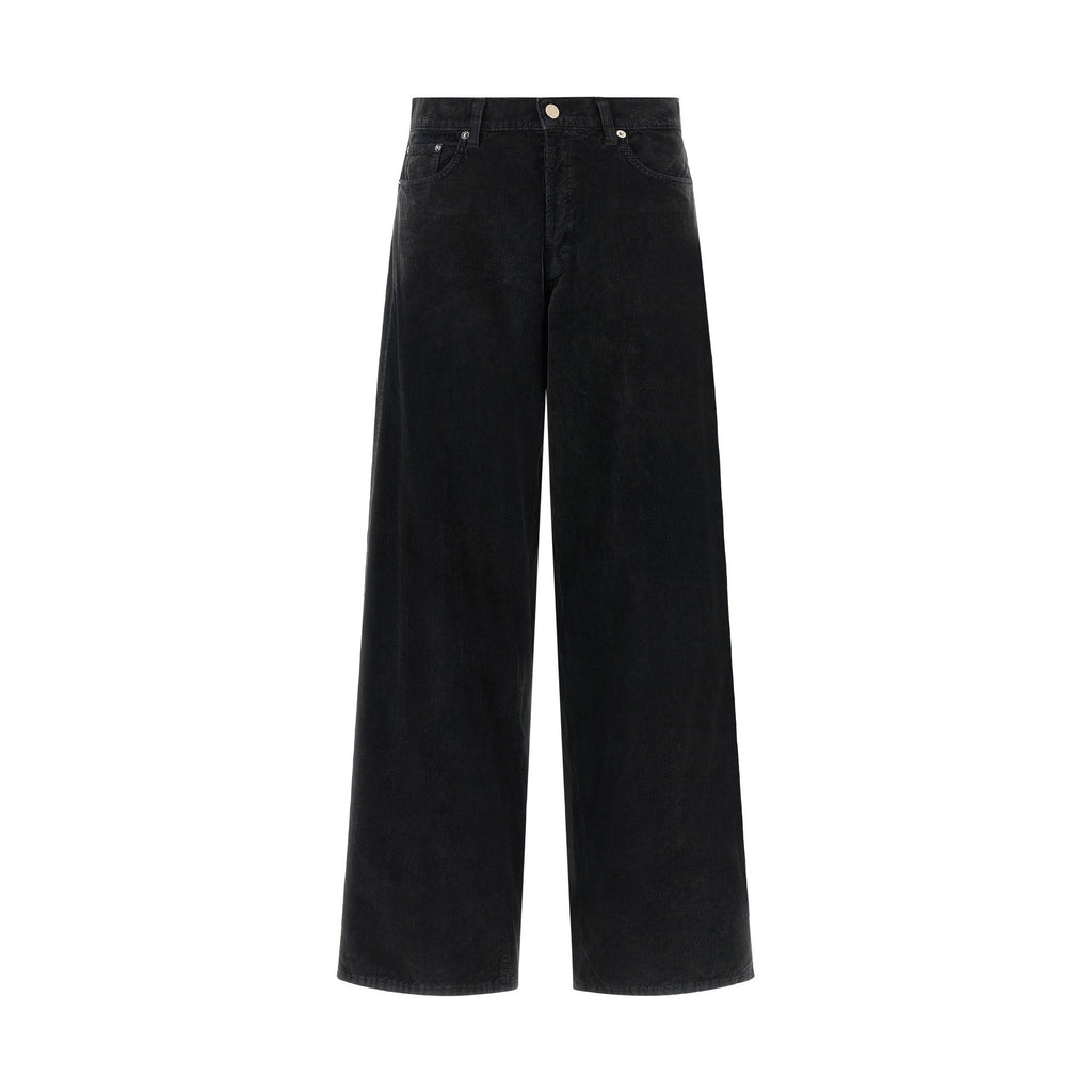Haikure Black Cotton Flared Jeans