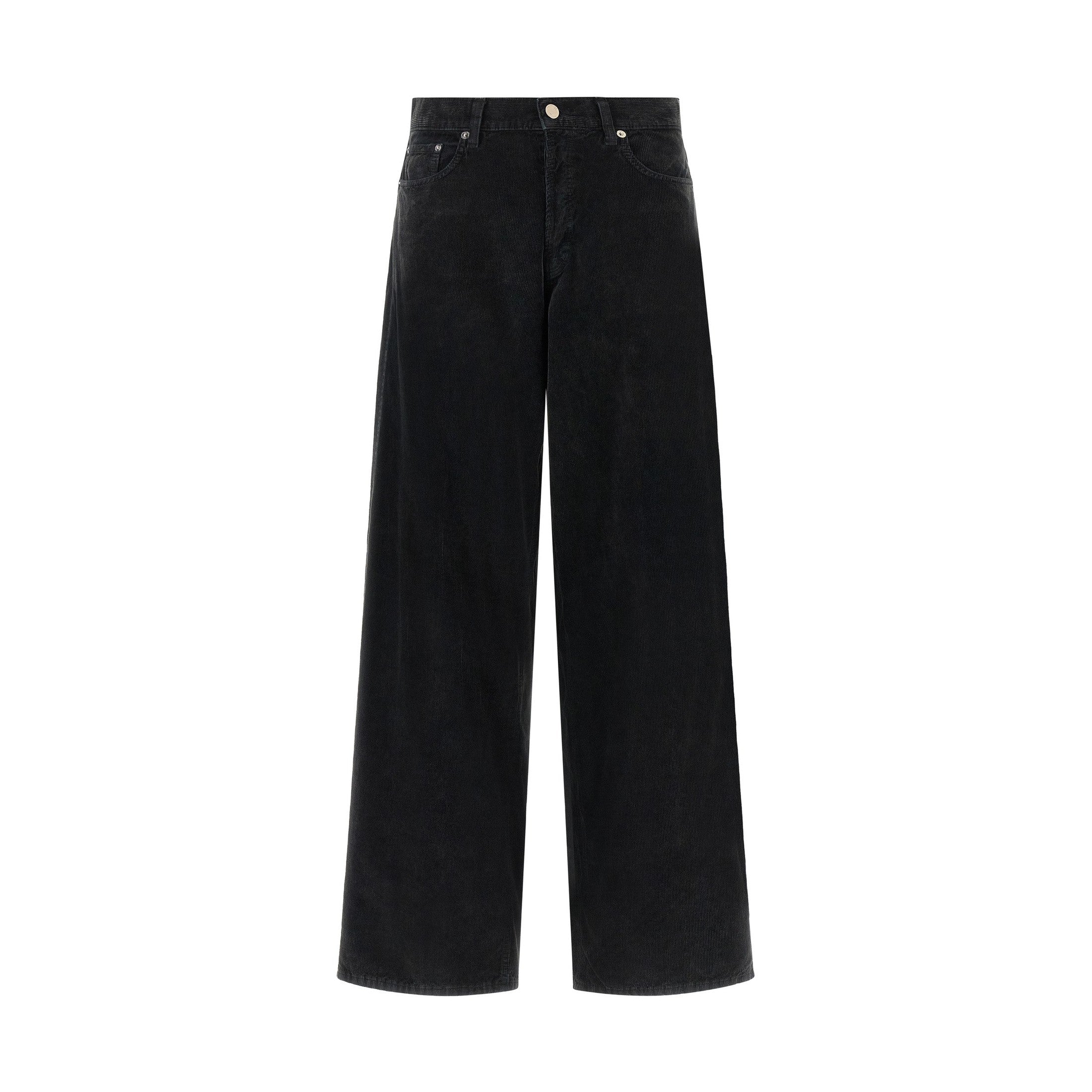 Haikure Black Cotton Flared Jeans