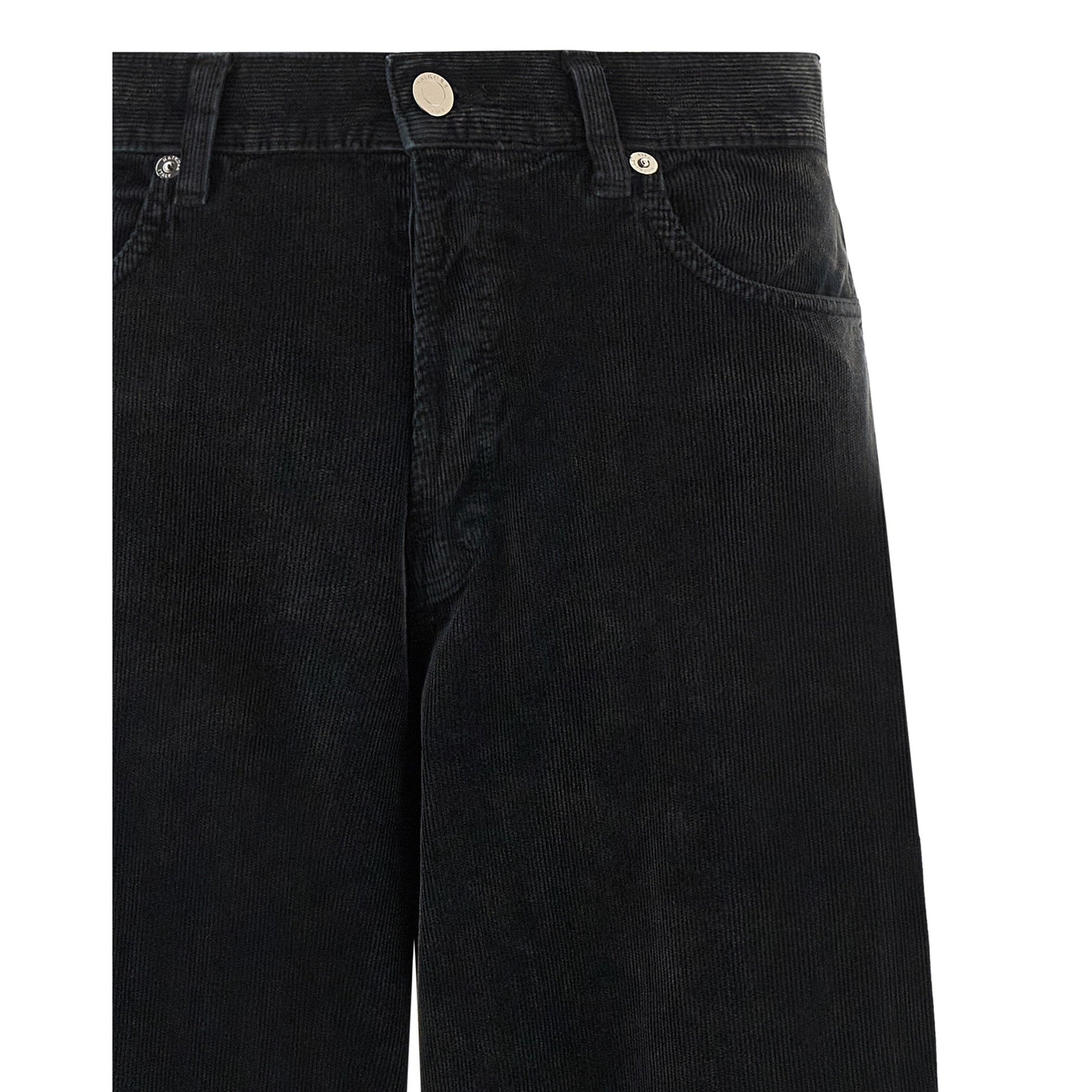 Haikure Black Cotton Flared Jeans