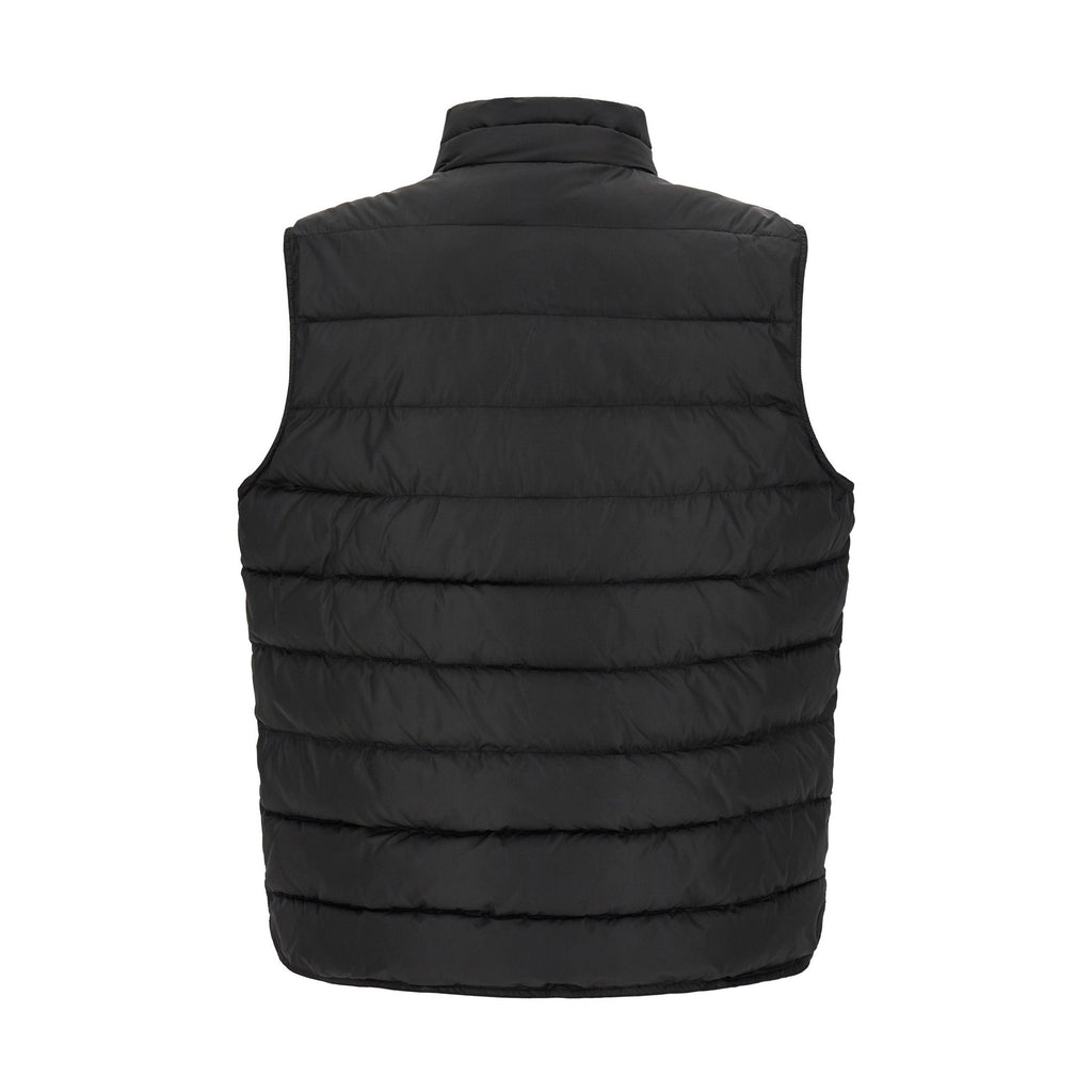 Dolce & Gabbana Black Polyester Sleeveless Jacket